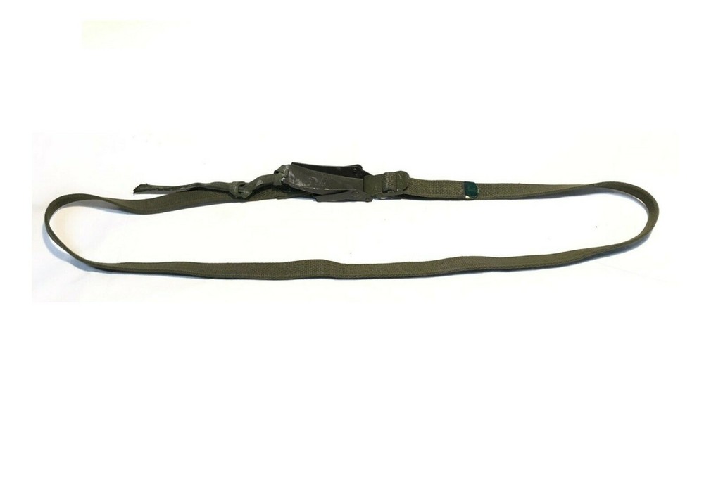 SET of 2 US MILITARY PACKBOARD TIE DOWN STRAP GWP M38 WEBBING JERRY CAN GAS JEEP