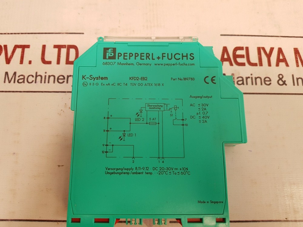 Pepperl+Fuchs KFD2-EB2 Switch Amplifier 189783