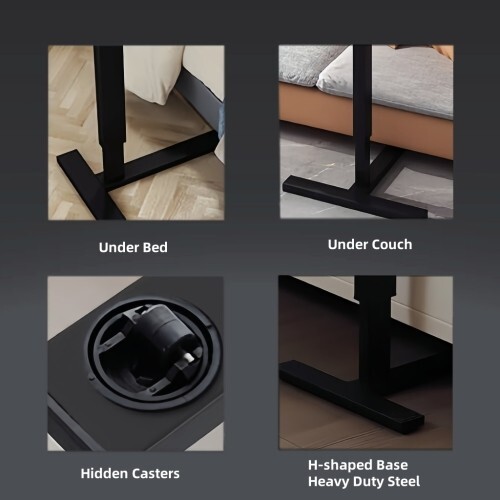 Portable computer desk ，Side table, simple bedside table