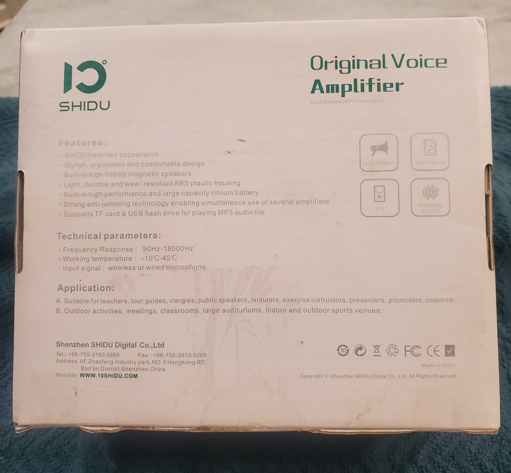 Voice Amplifier Speaker with Wired Mic Headset