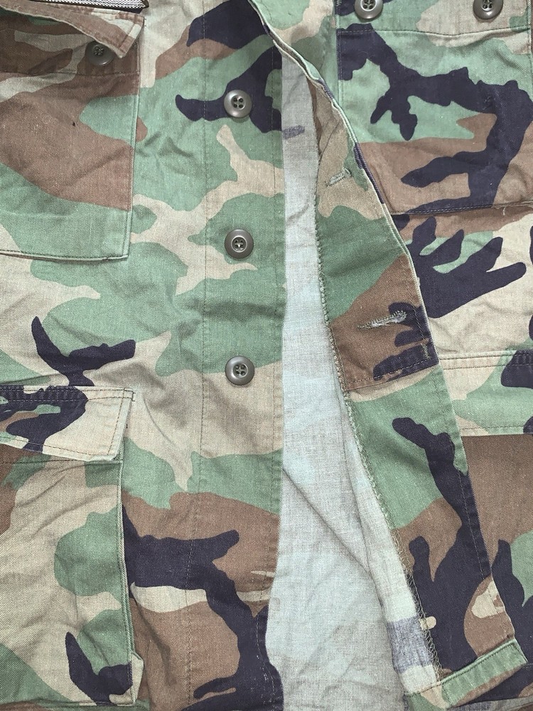 US Air Force Prime BEEF Civil Engineering BDU Jacket Staff Sergeant Medium Camo