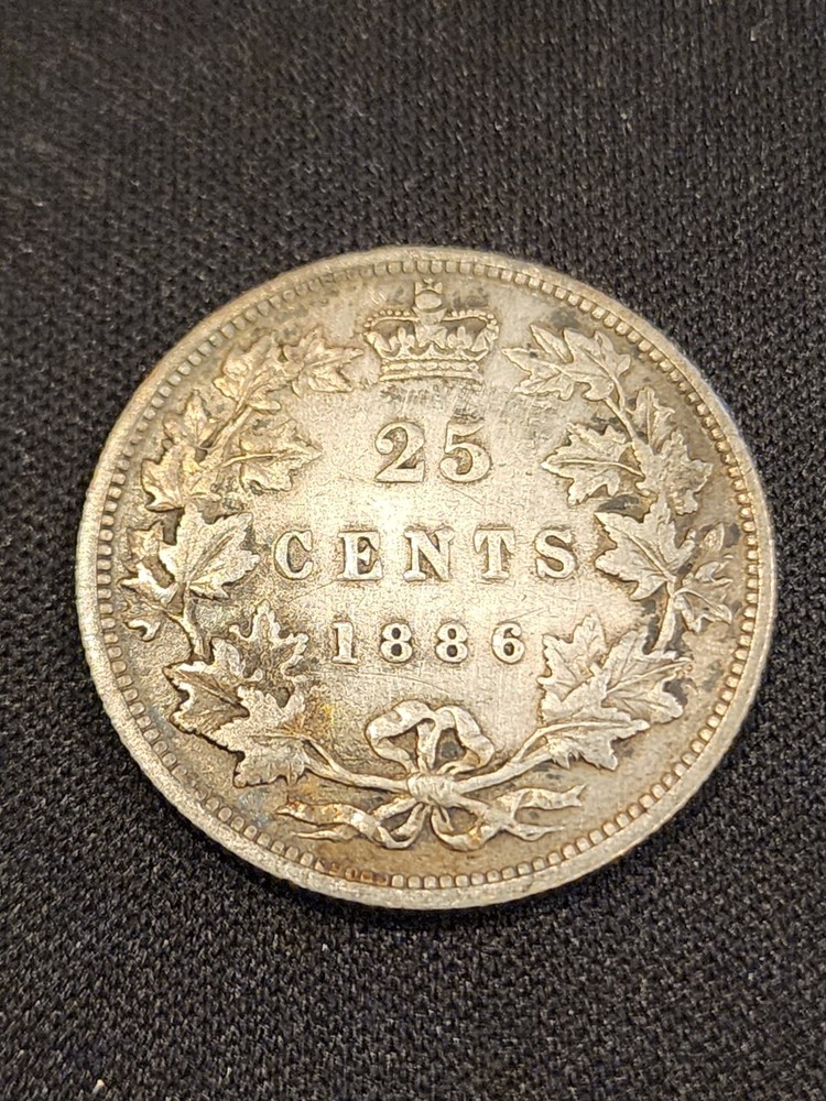 1886 Canadian 25 Cents