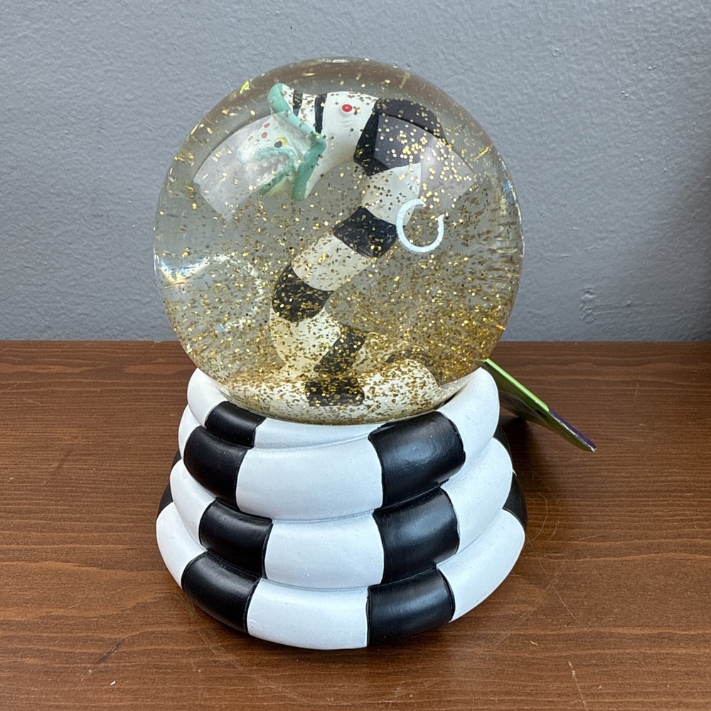 Beetlejuice Sand Worm Snow Globe 5”