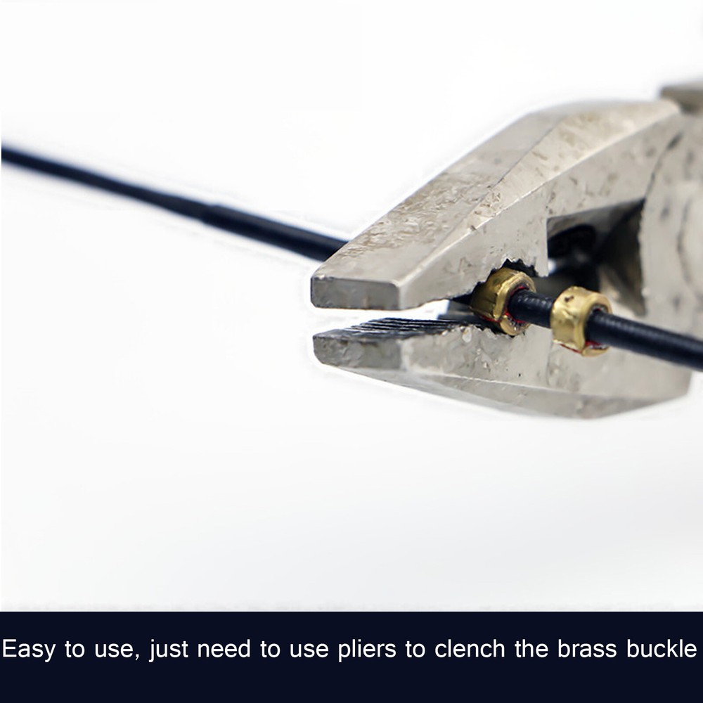 6X Archery String Nocking Points Brass Buckle Clips Nock Bow String Protector US