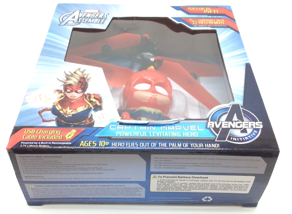Marvel Avengers Assemble: CAPTAIN MARVEL Powerful Levitating Hero