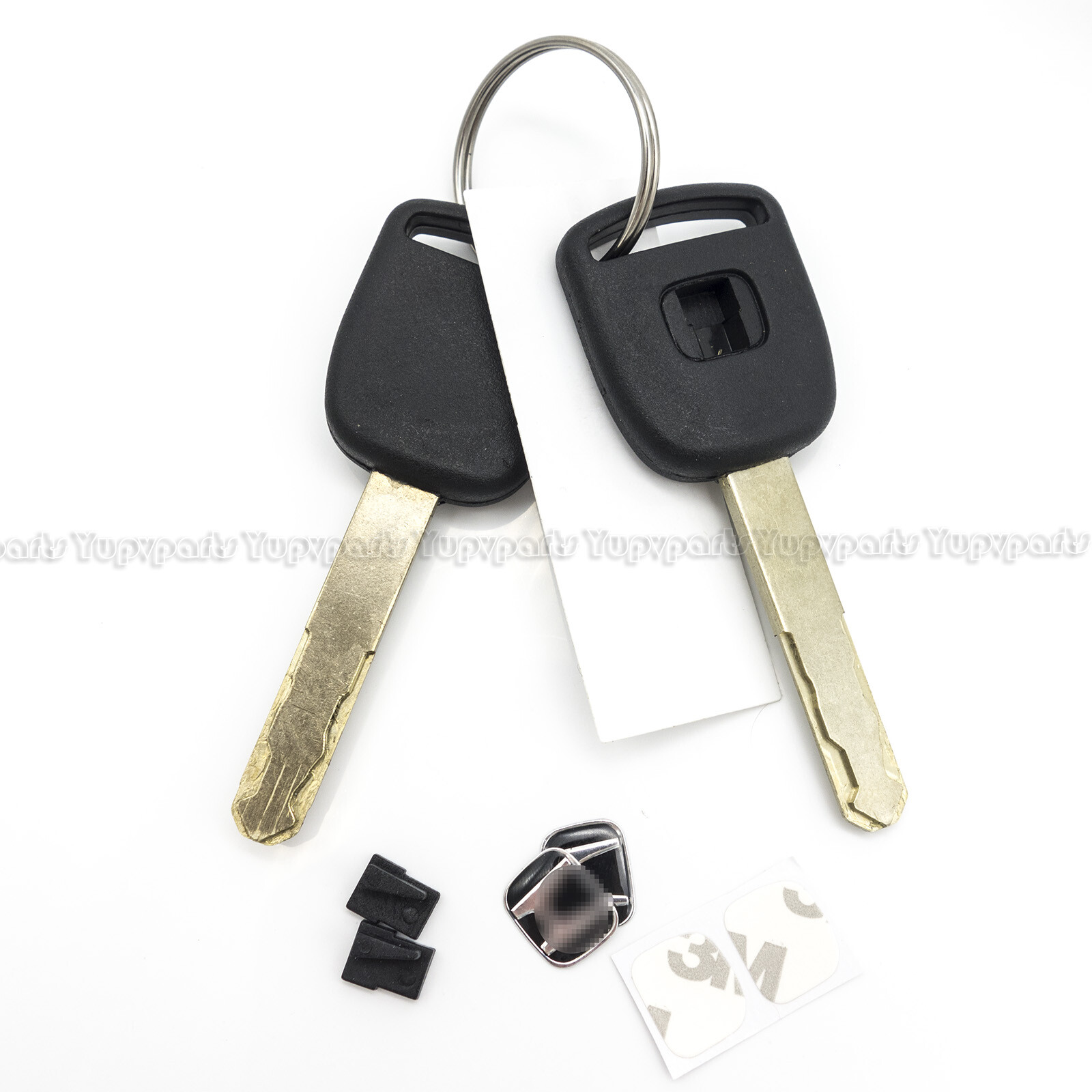 Door Lock Cylinder Key Set For Honda Civic CR-V Element Driver & Passenger Doors