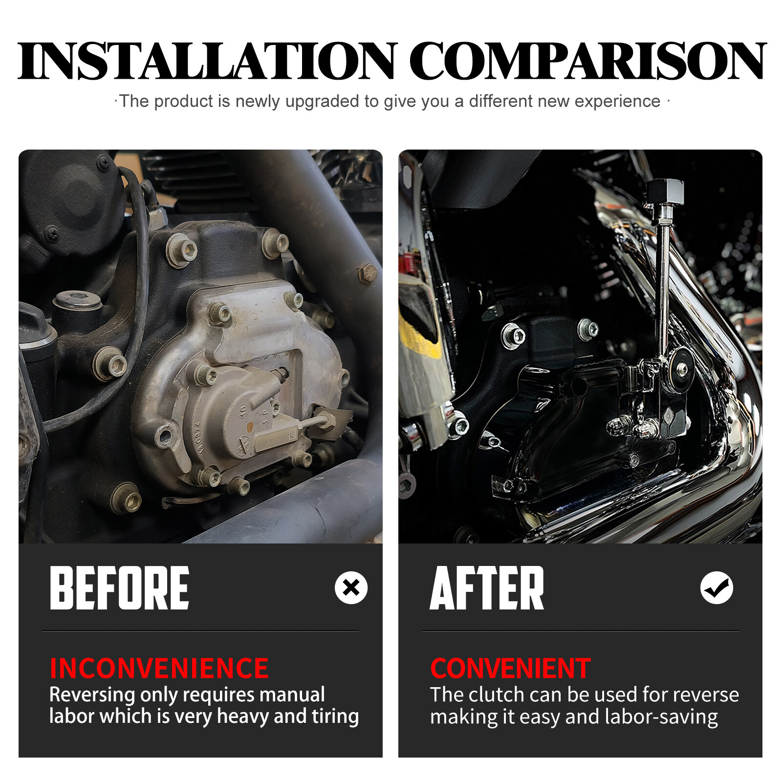 Transmission Gear Black Reverse Clutch Foot Control Fit For Harley Touring 14-20