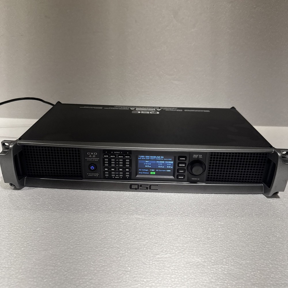 QSC CXD4.2 , 4 Channel Processing Amplifier