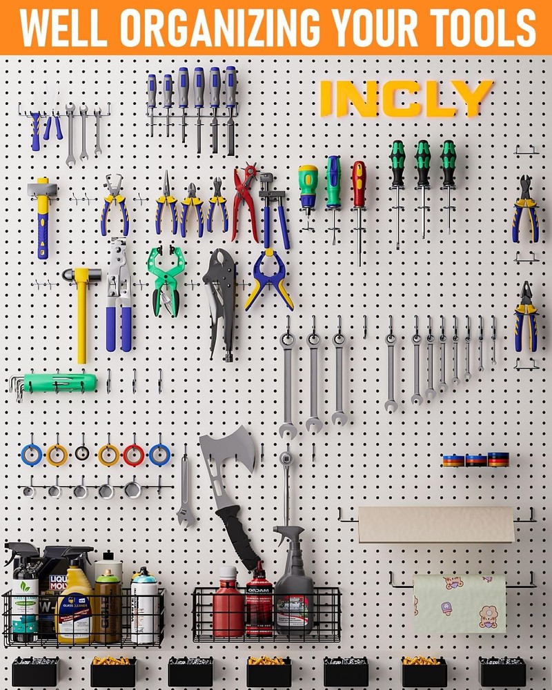 Pegboard Hooks and Accessories Kit