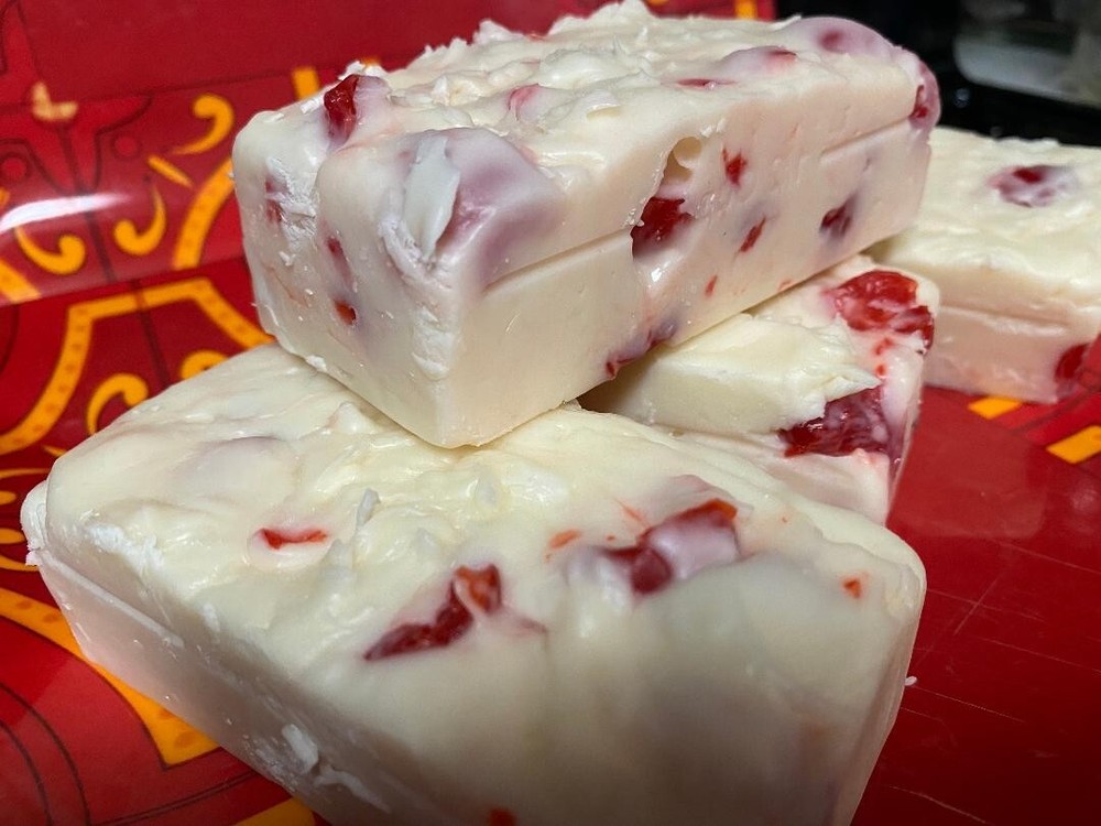 Cherry Almond Fudge 1/2 pound