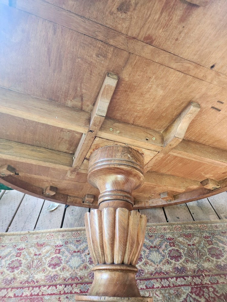 vintage handmade dining table