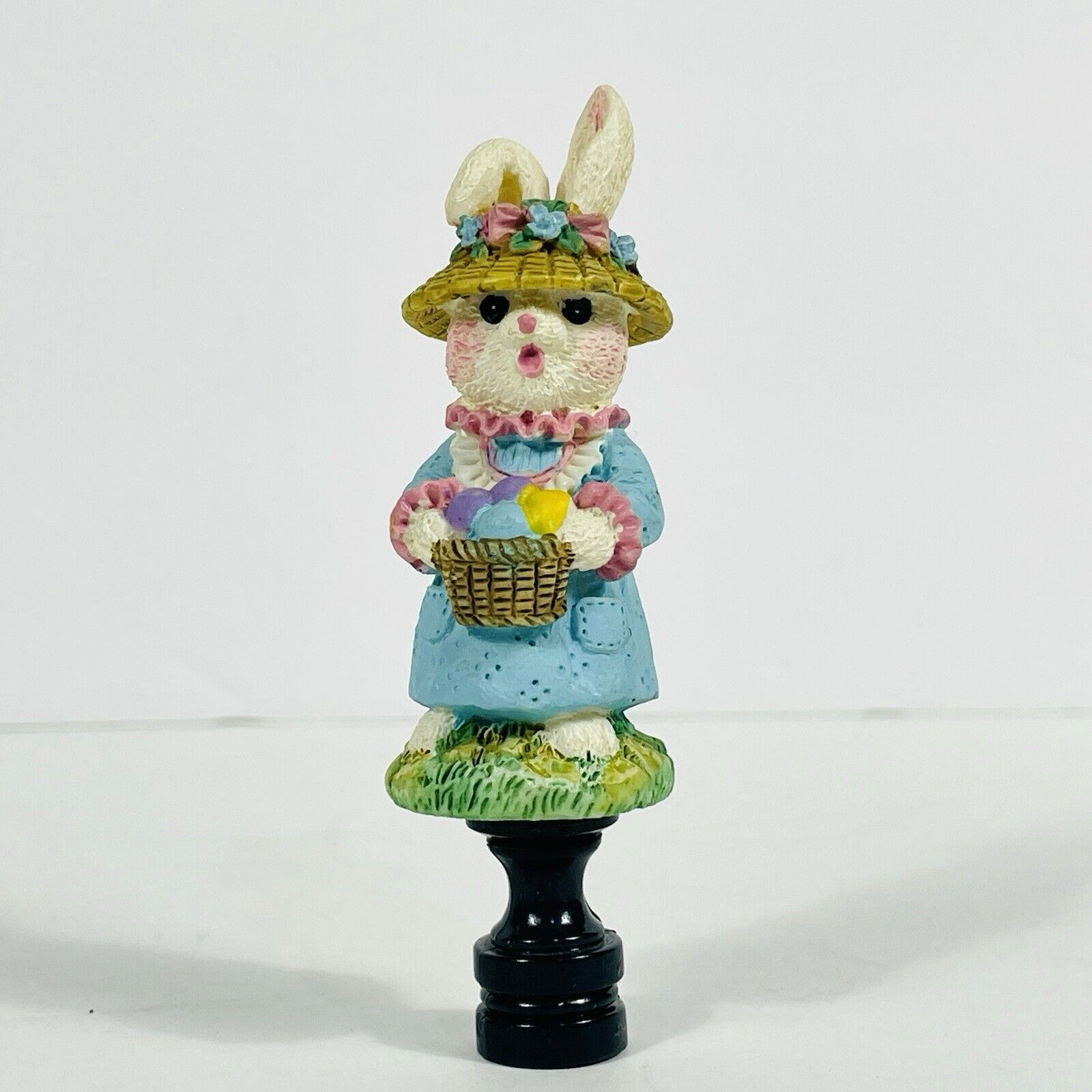 Mrs. Easter Rabbit Finial Lamp Top Ornament Spring Décor Bunny 28470