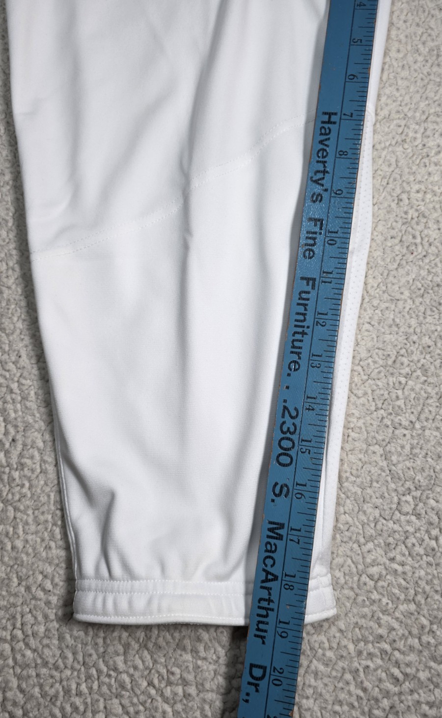 New NWT Nike Vapor Select Baseball Pants Team White Size Mens Small BQ6432-100