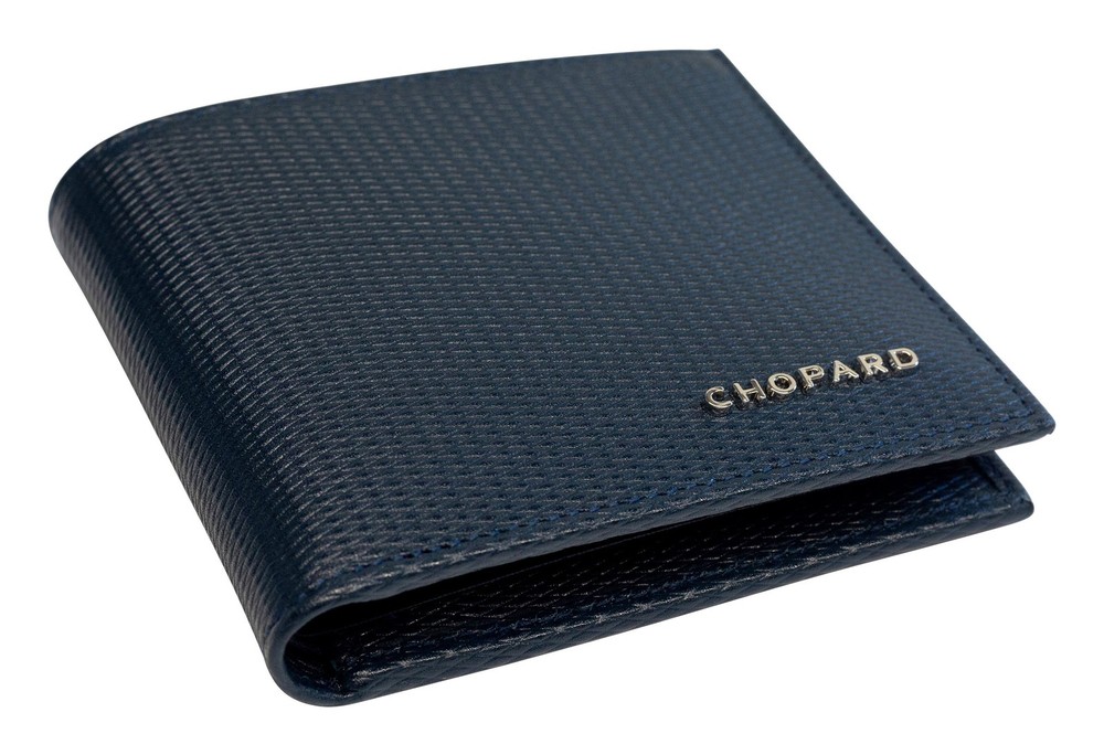 Chopard Classic Blue Leather Unisex Coins Wallet 95012-0380