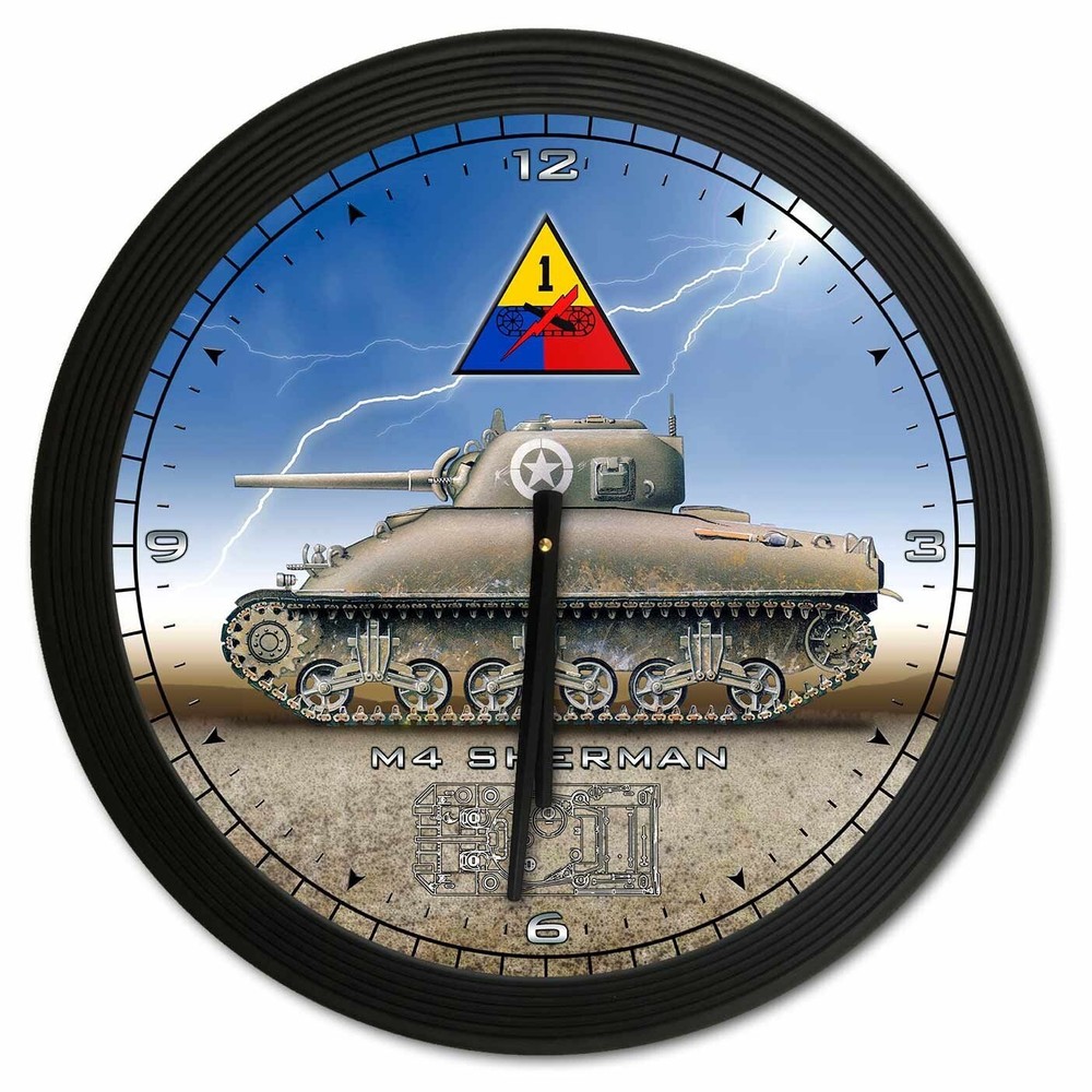 Sherman Tank Clock