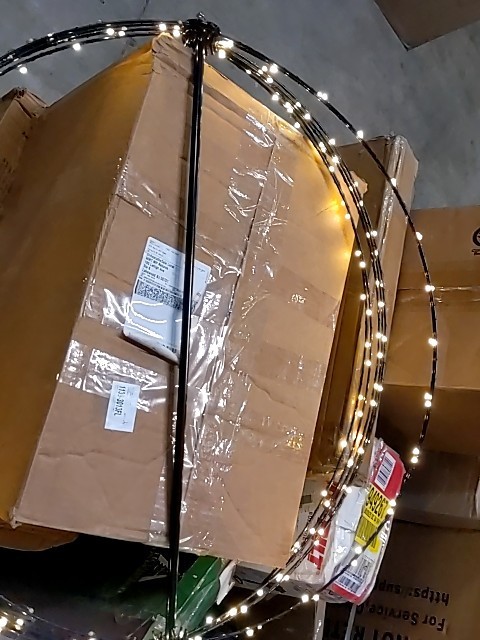 30 in. 3D LED Foldable Sphere Light 180 Warm White Microdot Lights