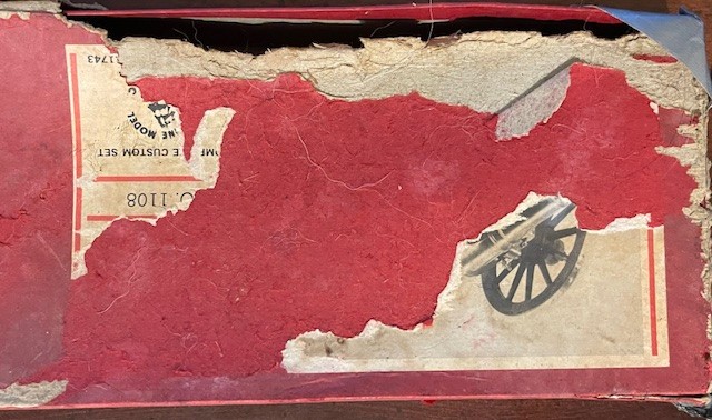 Vintage Field Cannon Artillery Kit Solid Metal Missing pieces