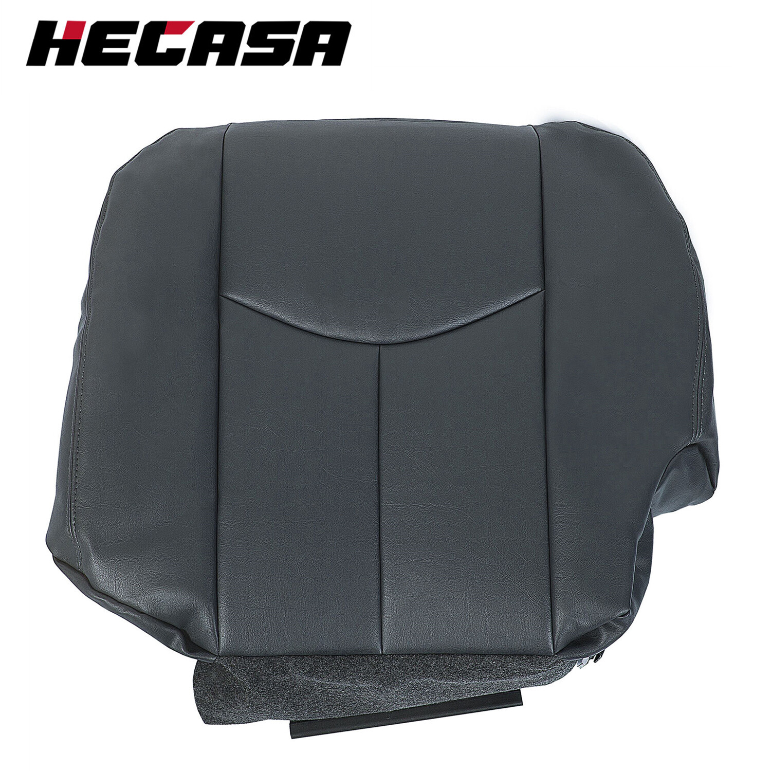 For 2003-2007 Chevy Silverado 1500 2500 HD Driver Bottom Seat Cover Dark Gray