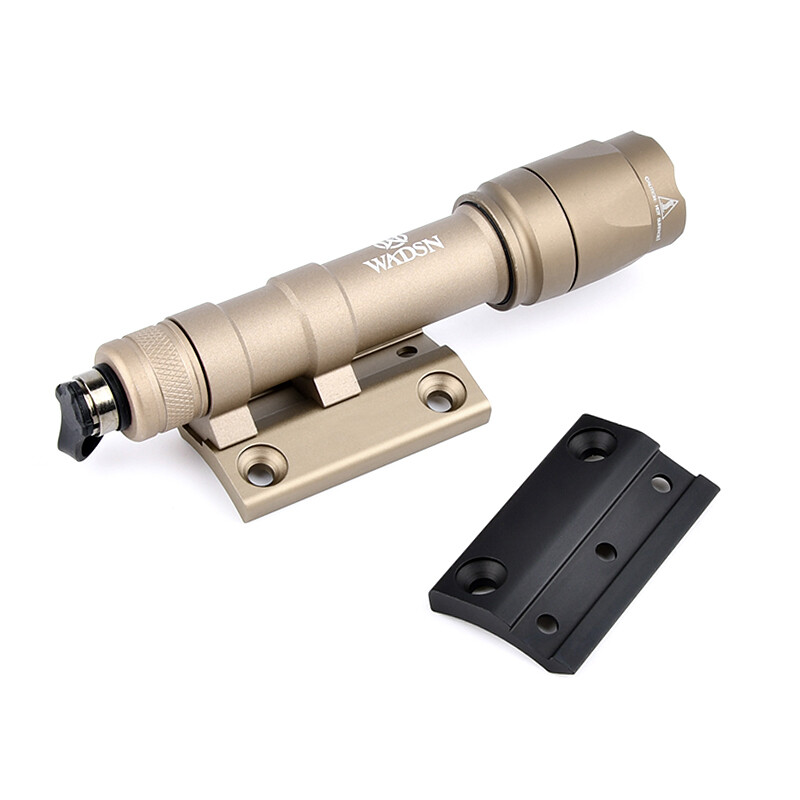 Scout Offset Mount Base For WADSN M300 M600 Light Tactical Flashlight Mount base