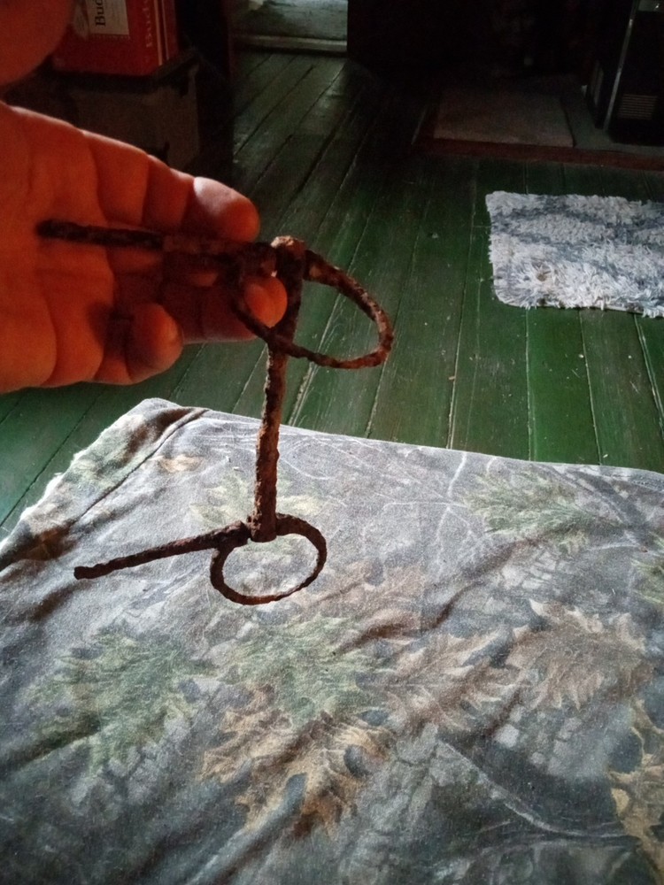 Old Bit Fully Intact Very Rusted And Thin Antique