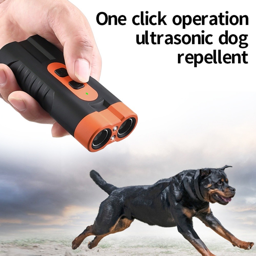 2025 Portable Ultrasonic Dog Repeller Stop Barking Anti Bark Device Rechargeable