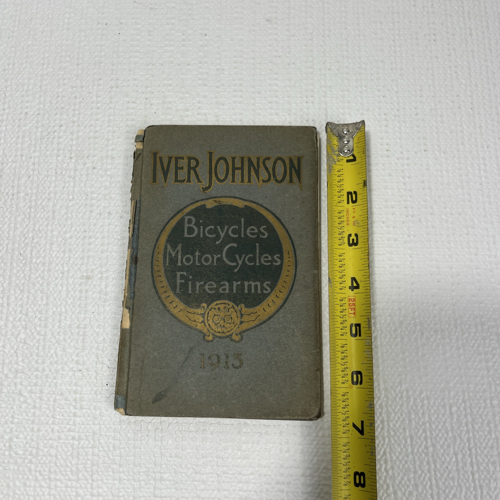 1913 Iver Johnson Original Paper Catalog for Bicycles, Motorcycles