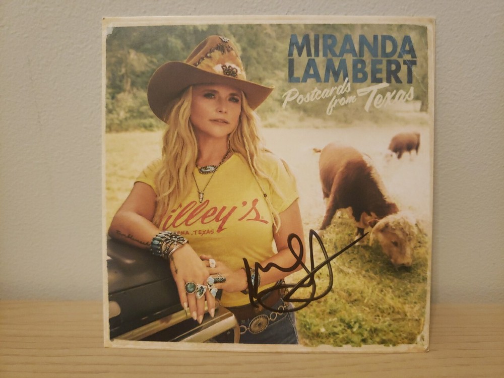Miranda Lambert Postcards From Texas Autographed CD Signed
