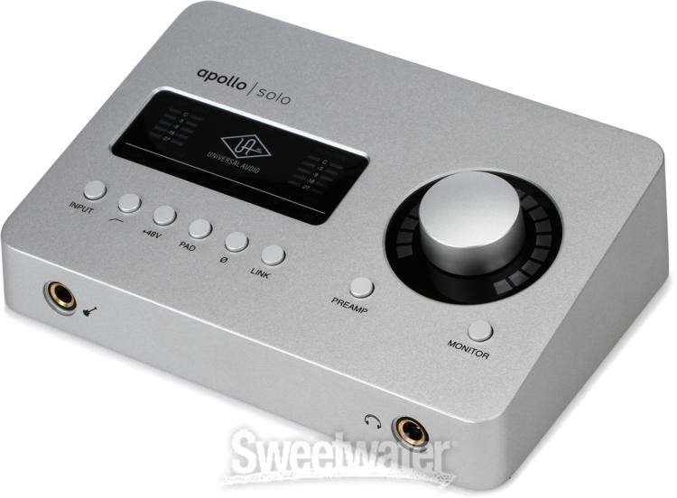 Universal Audio Apollo Solo Heritage Edition Thunderbolt 3 Audio Interface with