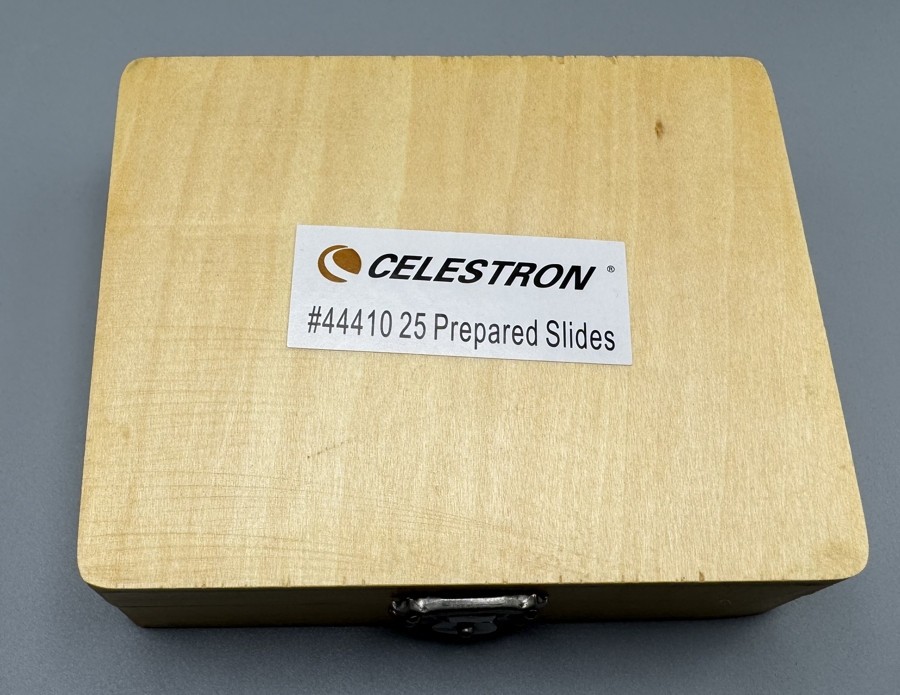 Celestron #44410 25 Prepared Microscope Slides Kit