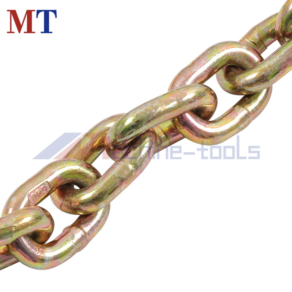 2 Pcs Transportation Bundle Chains 5/16" × 20' Grade 70 Working Load 4700Lbs