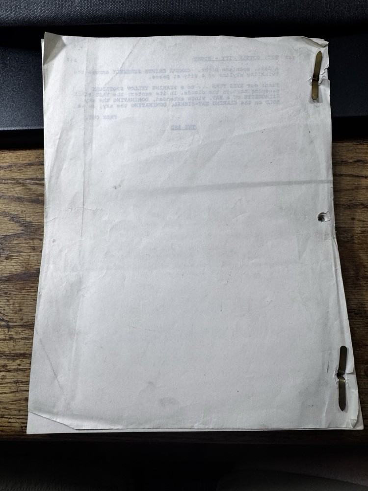 BATMAN Screenplay Script by Sam Hamm Third Draft 1988 READ DESCRIPTION