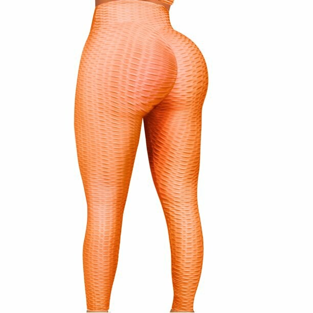 Women's Butt Lifting Textured High Waist Ruched Scrunch Yoga Workout leggings
