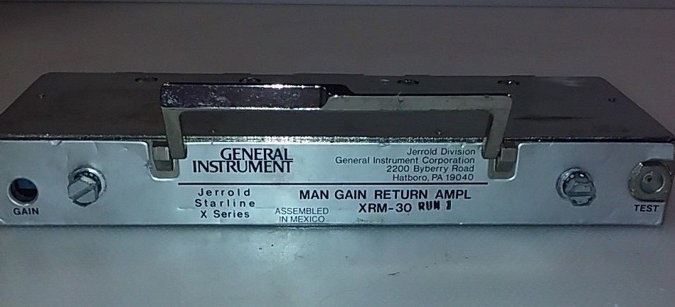JERROLD XRM-30-R1 REVERSE AMPLIFIER