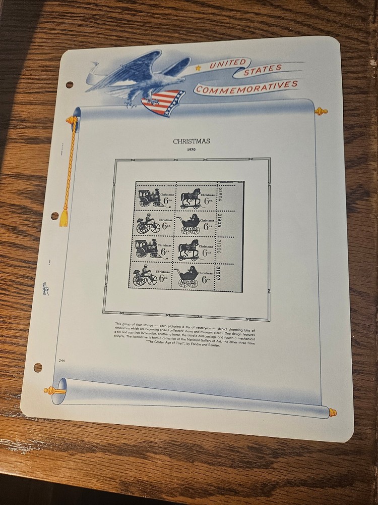 White Ace Binder Postage Stamps Of The United States Pages 233 thru 248