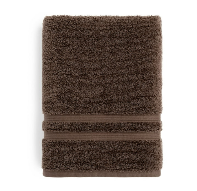 Mainstays Performance Solid Bath Towel, 30" x 54", Brown Basket