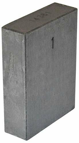 1 Inch Gauge Block with AS-1 Grade Inspection Certificate, Steel Rectangle, 1"
