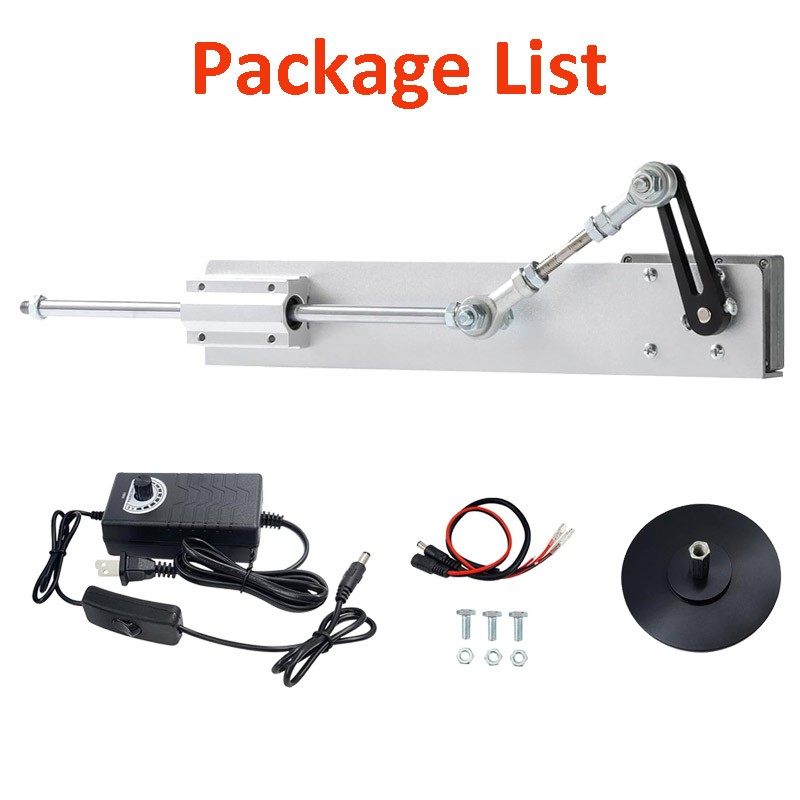 Electric Reciprocating Linear Actuator Motor 24V 120RPM 150mm 6 inch Stroke Fast