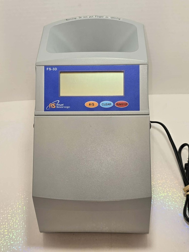 Royal Sovereign FS-3D Fast Sort Automatic Digital Coin Sorter - TESTED Euc