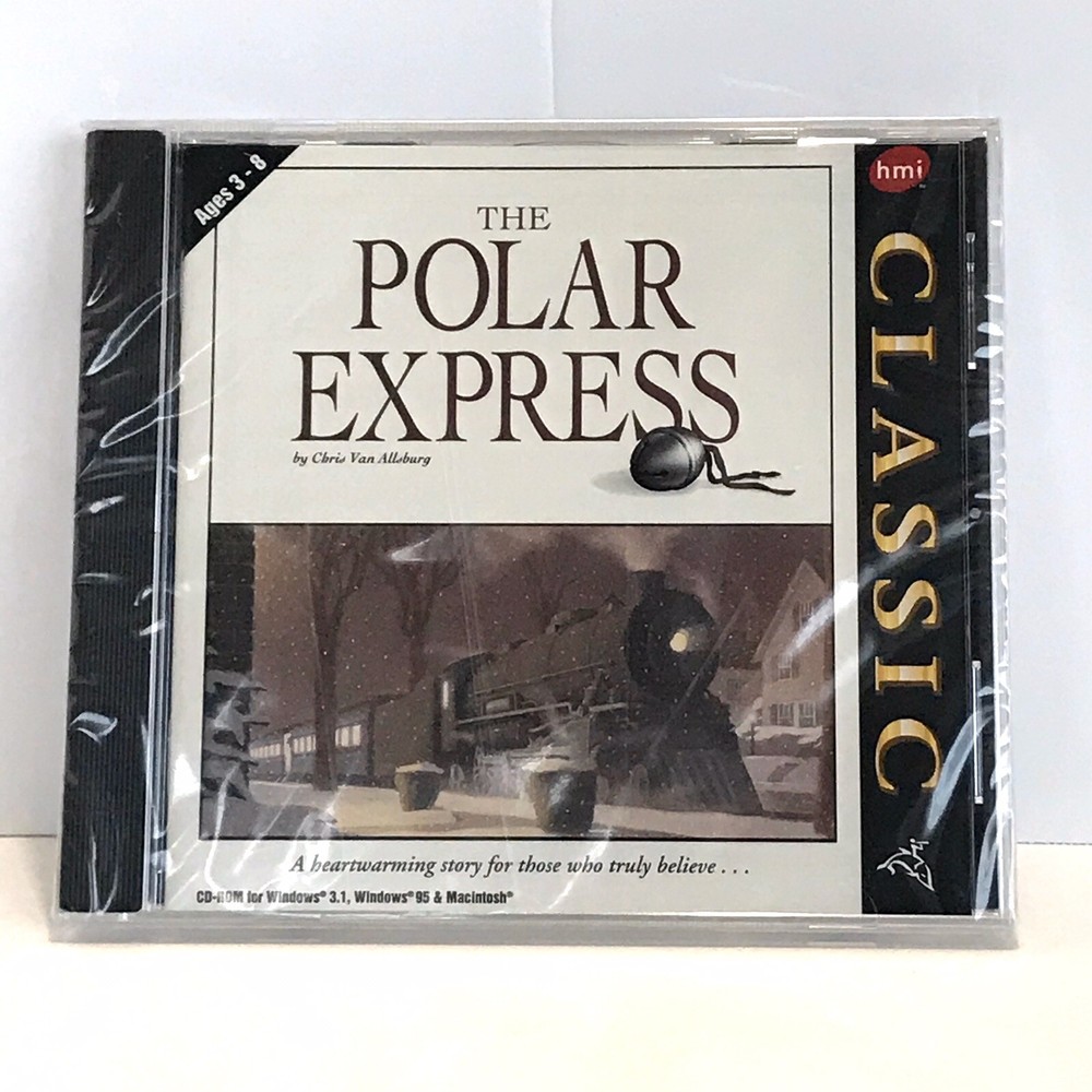 [SEALED] 1997 The Polar Express CD ROM Edition Multimedia Interactive PC