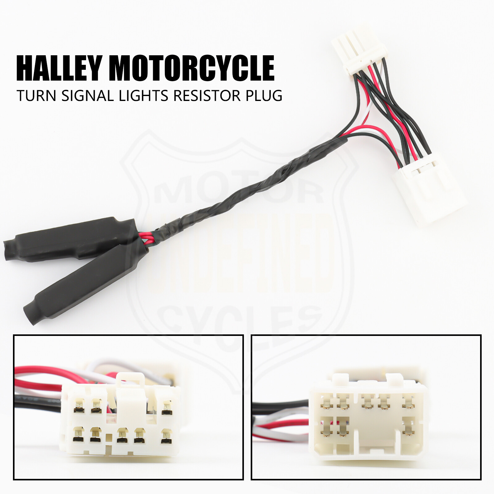 LED Equalizer Load Blinker Turn Signal Light Resistor Plug in Flasher For Harley