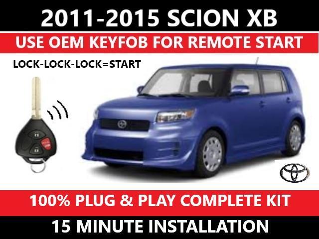 Plug & Play Remote Start  2011-2015 SCION XB 3X LOCK