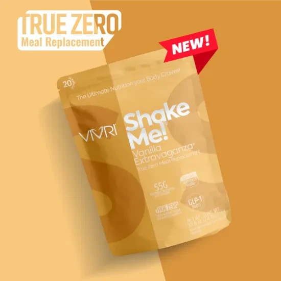 VIVRI ShakeMe TRUE ZERO Vanilla | Complete Meal Replacement | 20 Servings.