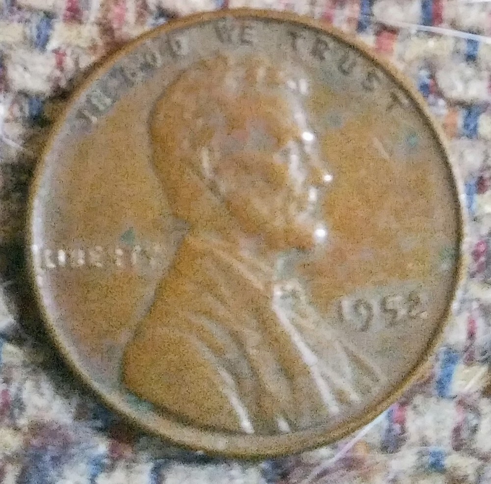 1952 Lincoln Wheat Penny. $800.