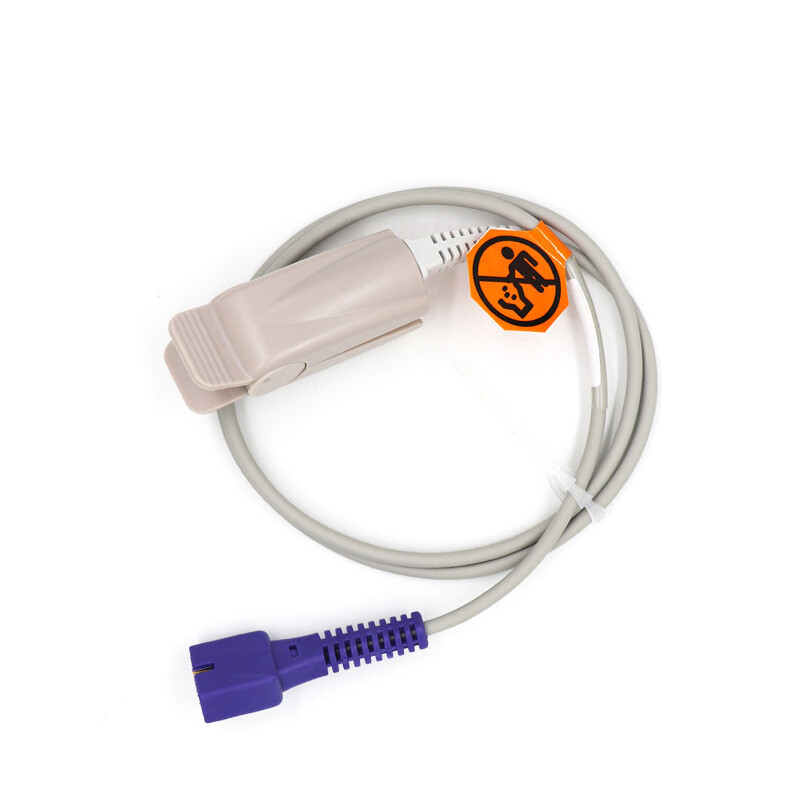 US Fit For DS-100A Oximax Adult Finger Clip SpO2 Sensor Blood Oxygen Probe 9Pin