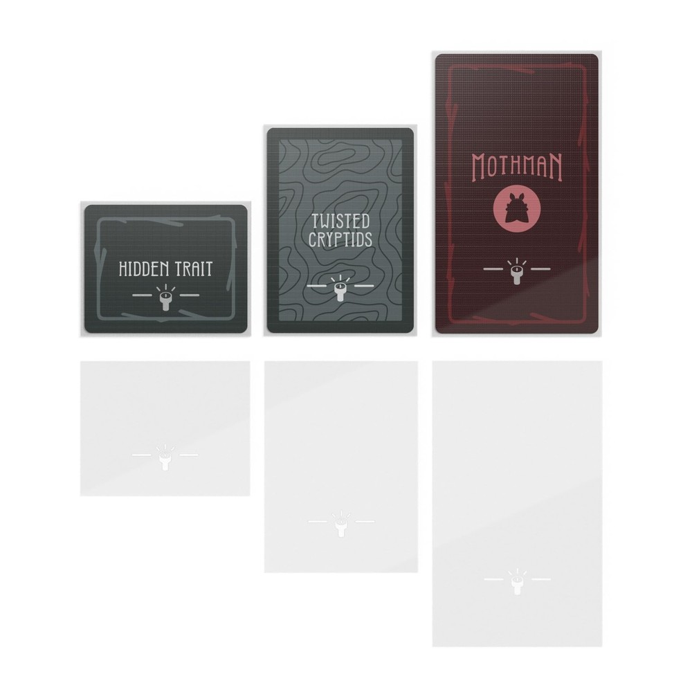 Unstable Games Twisted Cryptids Clear Card Sleeves - Pack Includes 3 Differen...