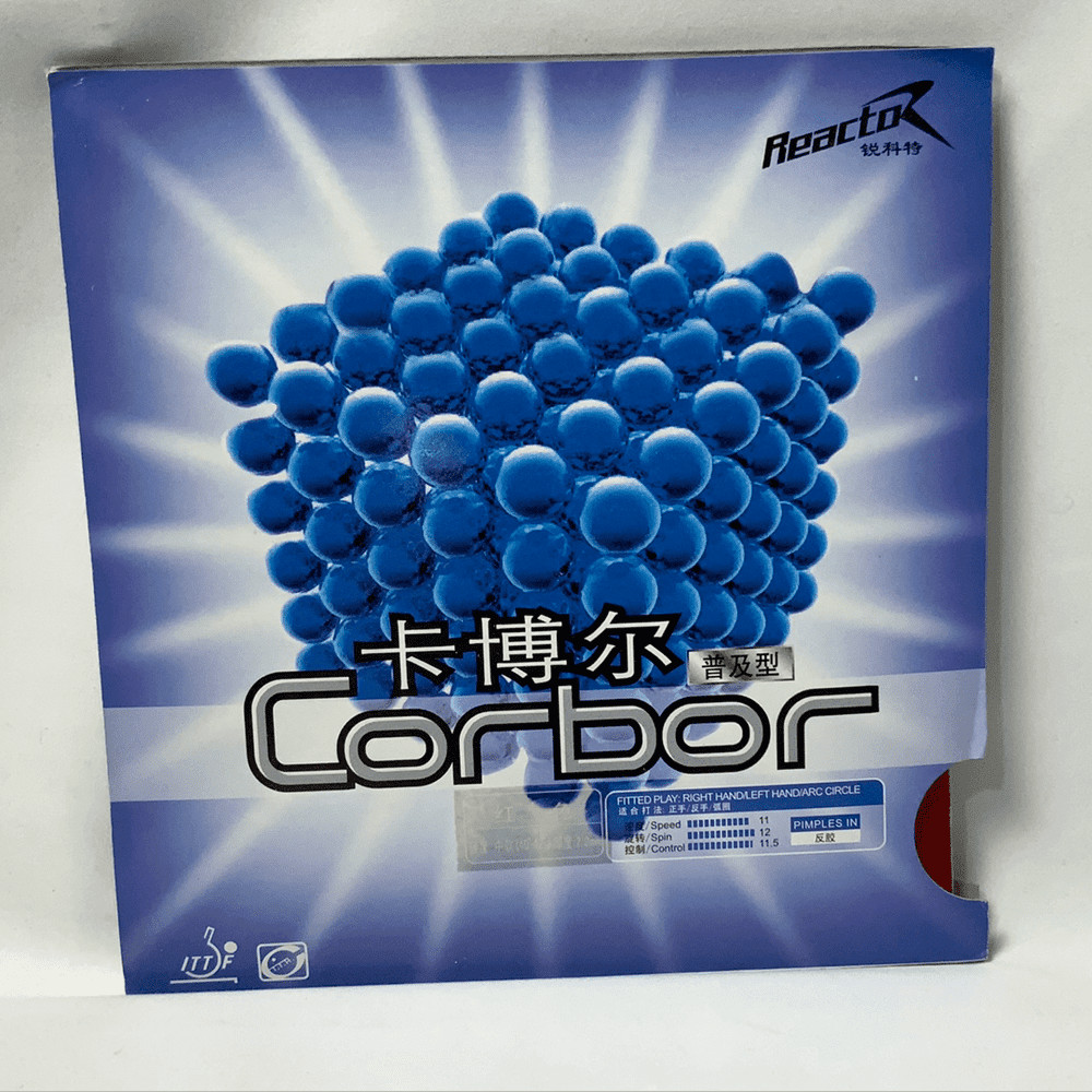 REACTOR Corbor Table Tennis Rubber Loop Plus Attack Pips in 1Pcs