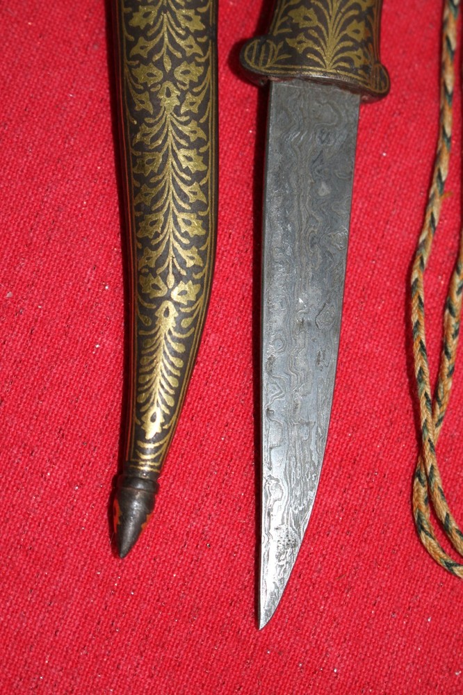 Indian Koftgari dagger, 20th C.