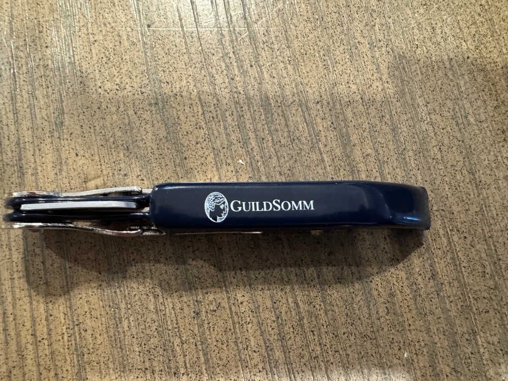 GuildSomm Wine Bottle Opener Corkscrew Black