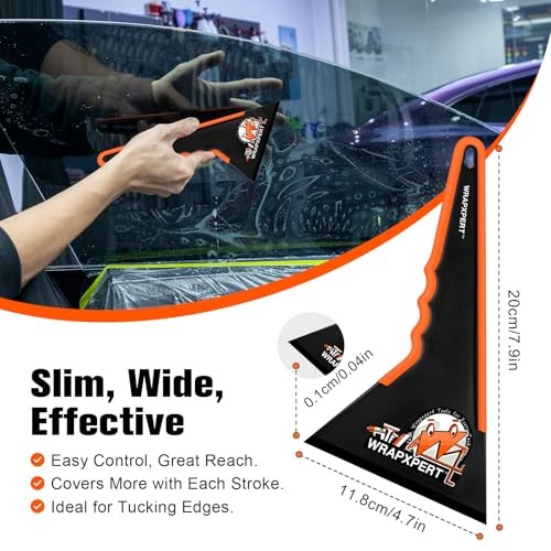 Window Tint Squeegee, 2 Pack Long Handle Window Tint Tools, Medium 2 Pack