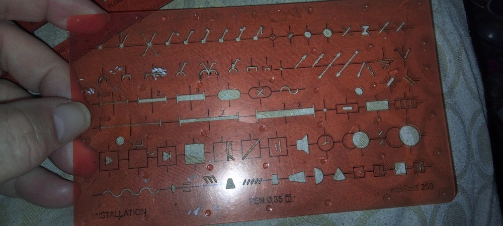 vintage molin rexroth philips electrical tech drawing templates